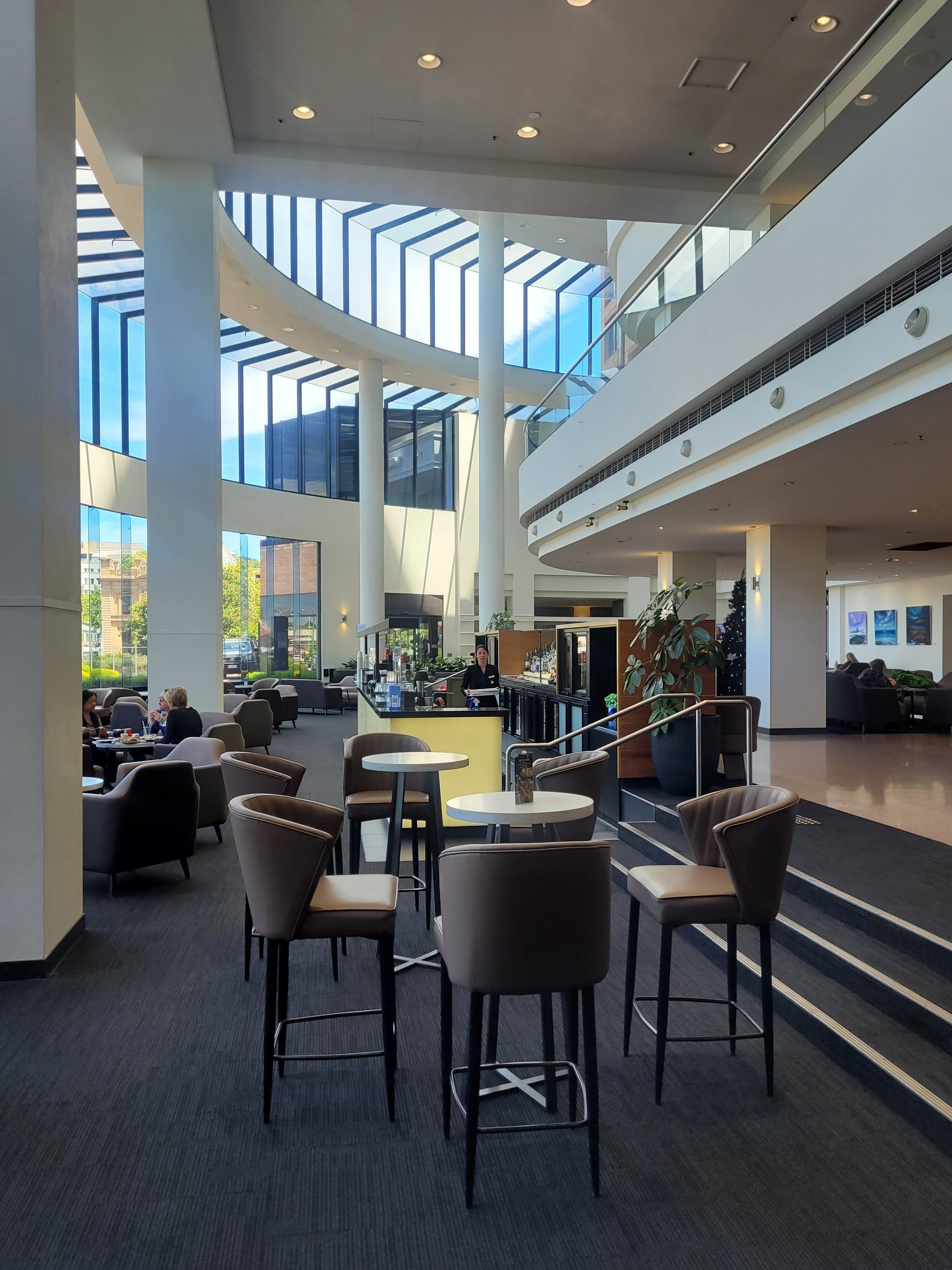 The coffee lounge by the reception