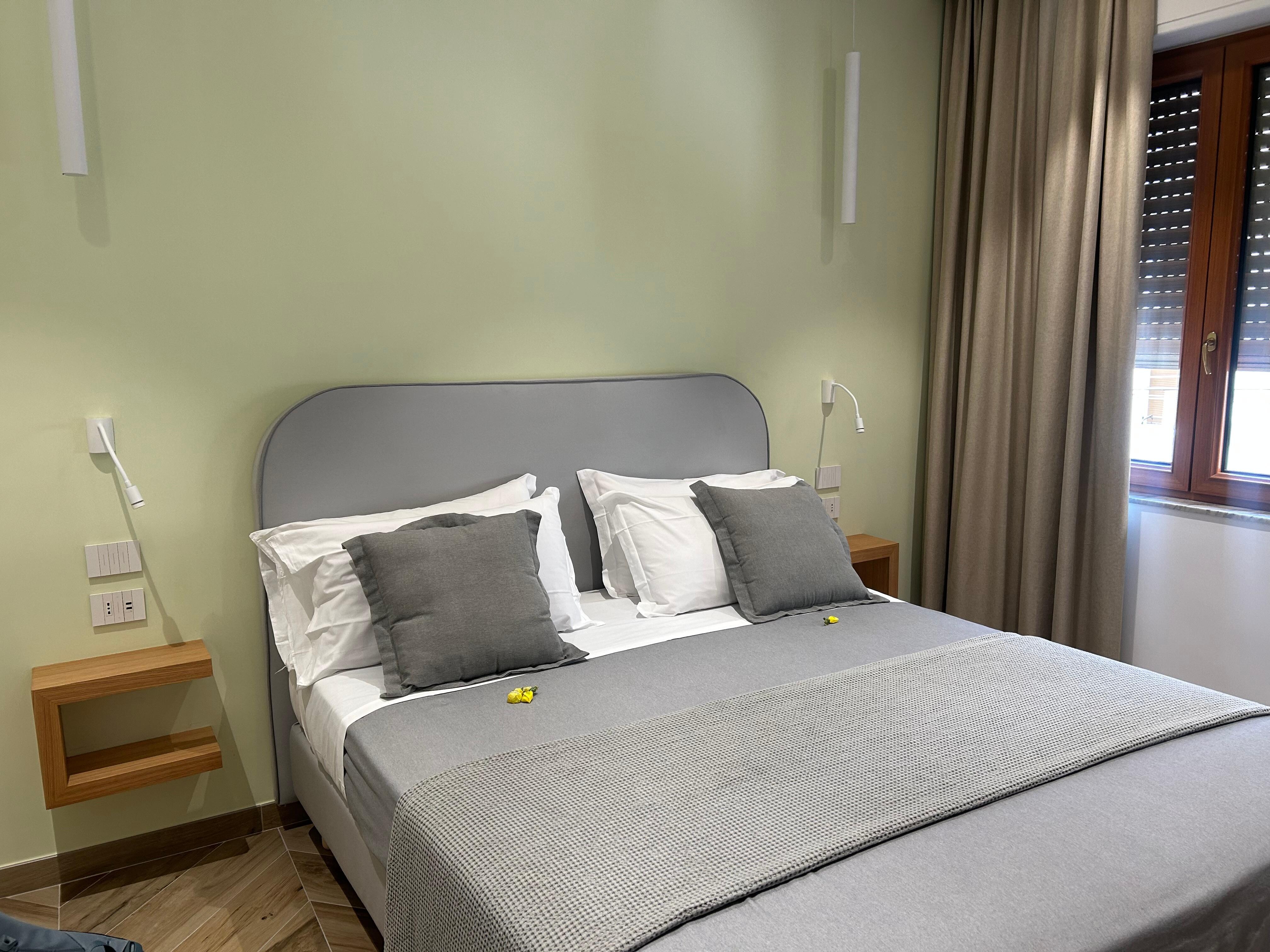 Olive room bed