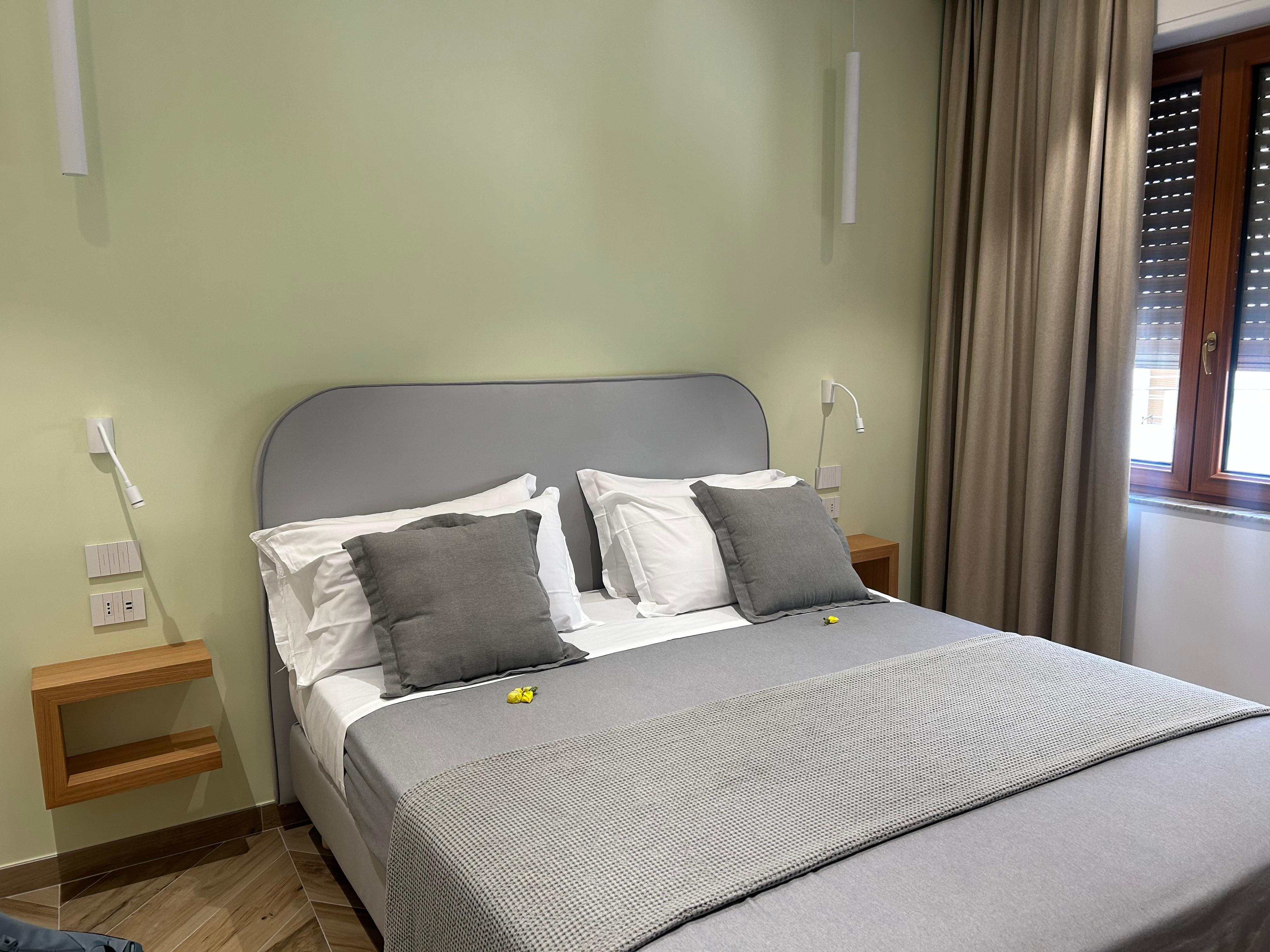 Olive room bed