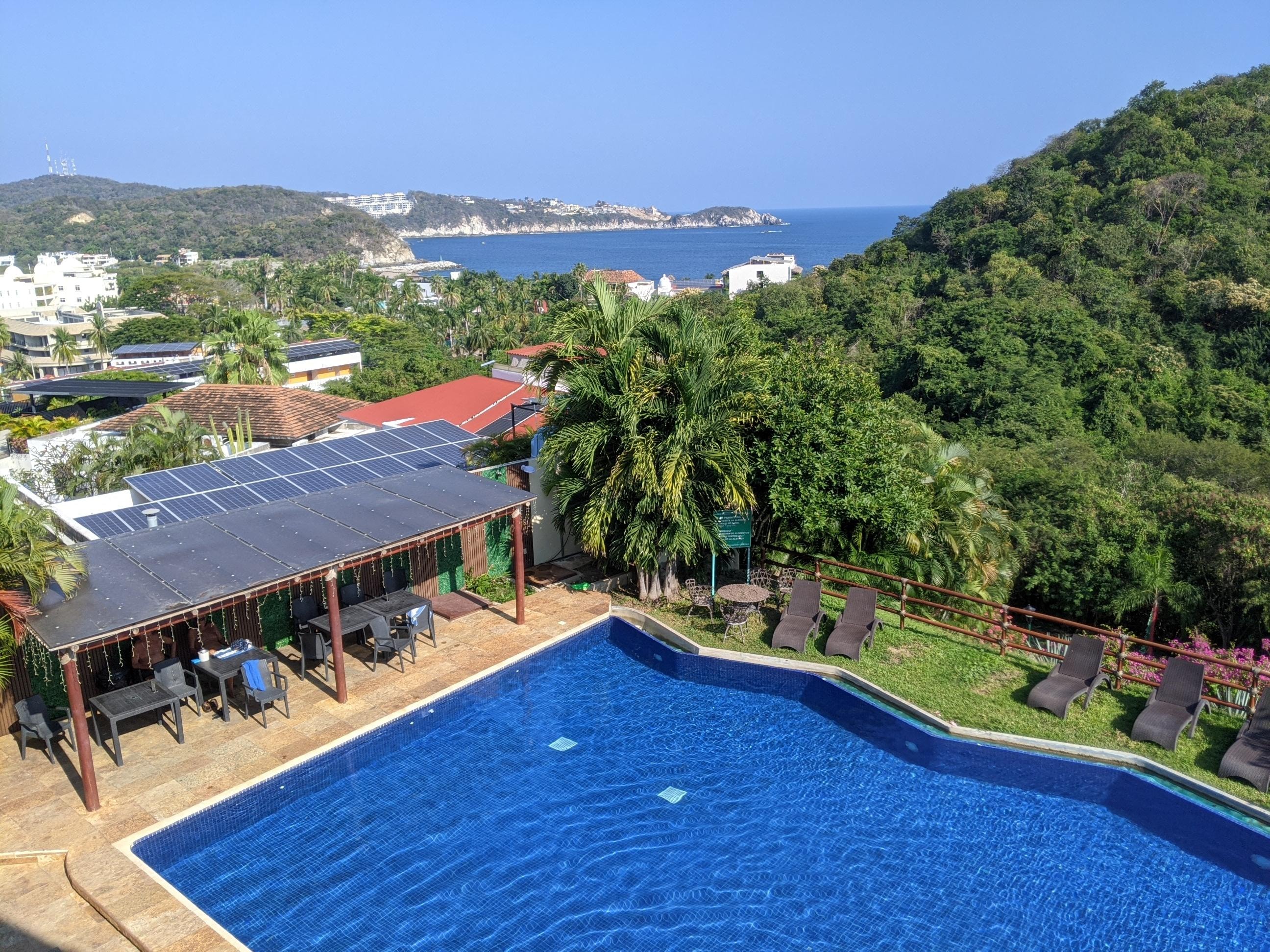 View from our balcony room 405