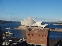 View from the rooftop pool!