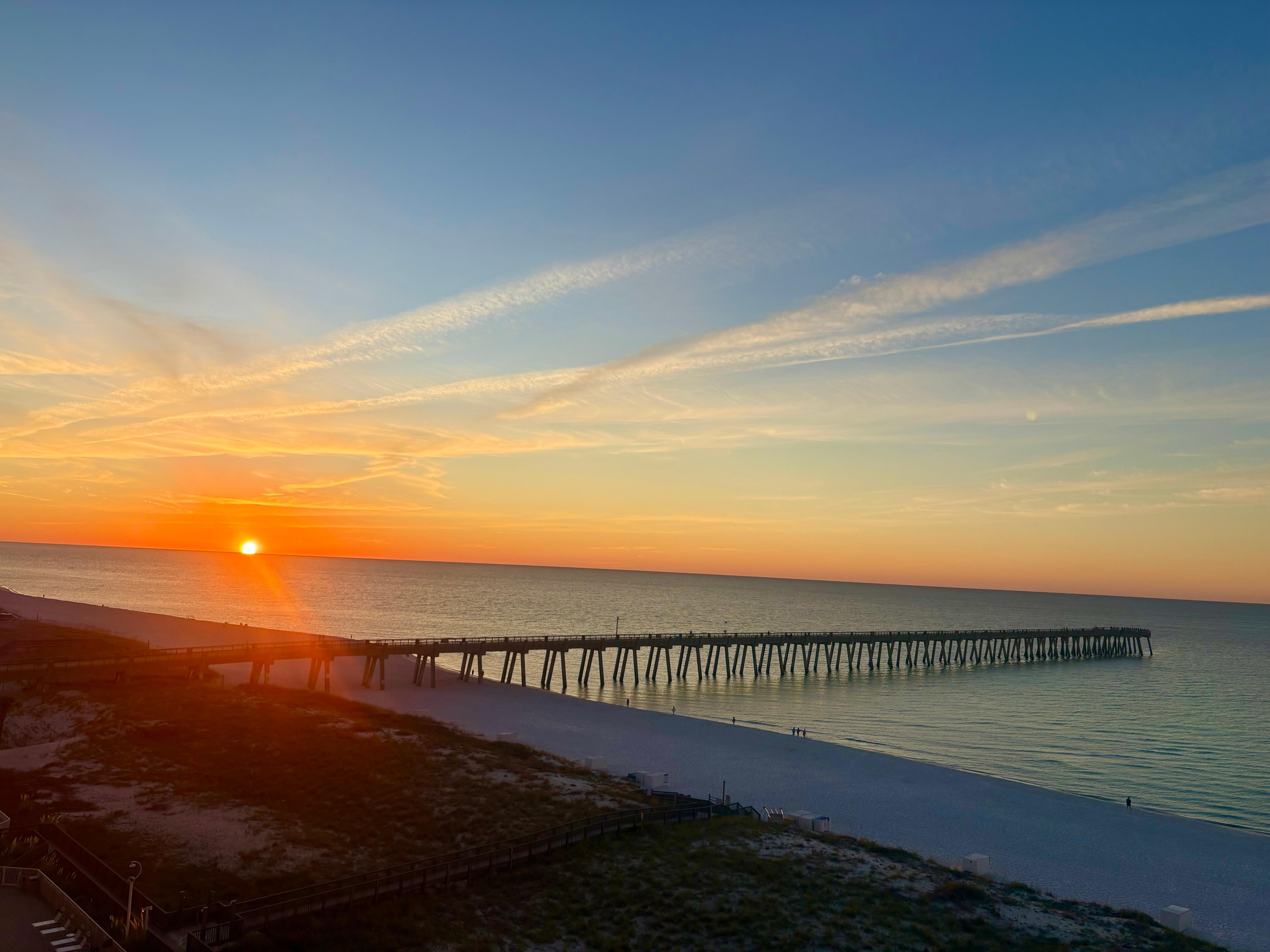 Sunrise from our balcony
