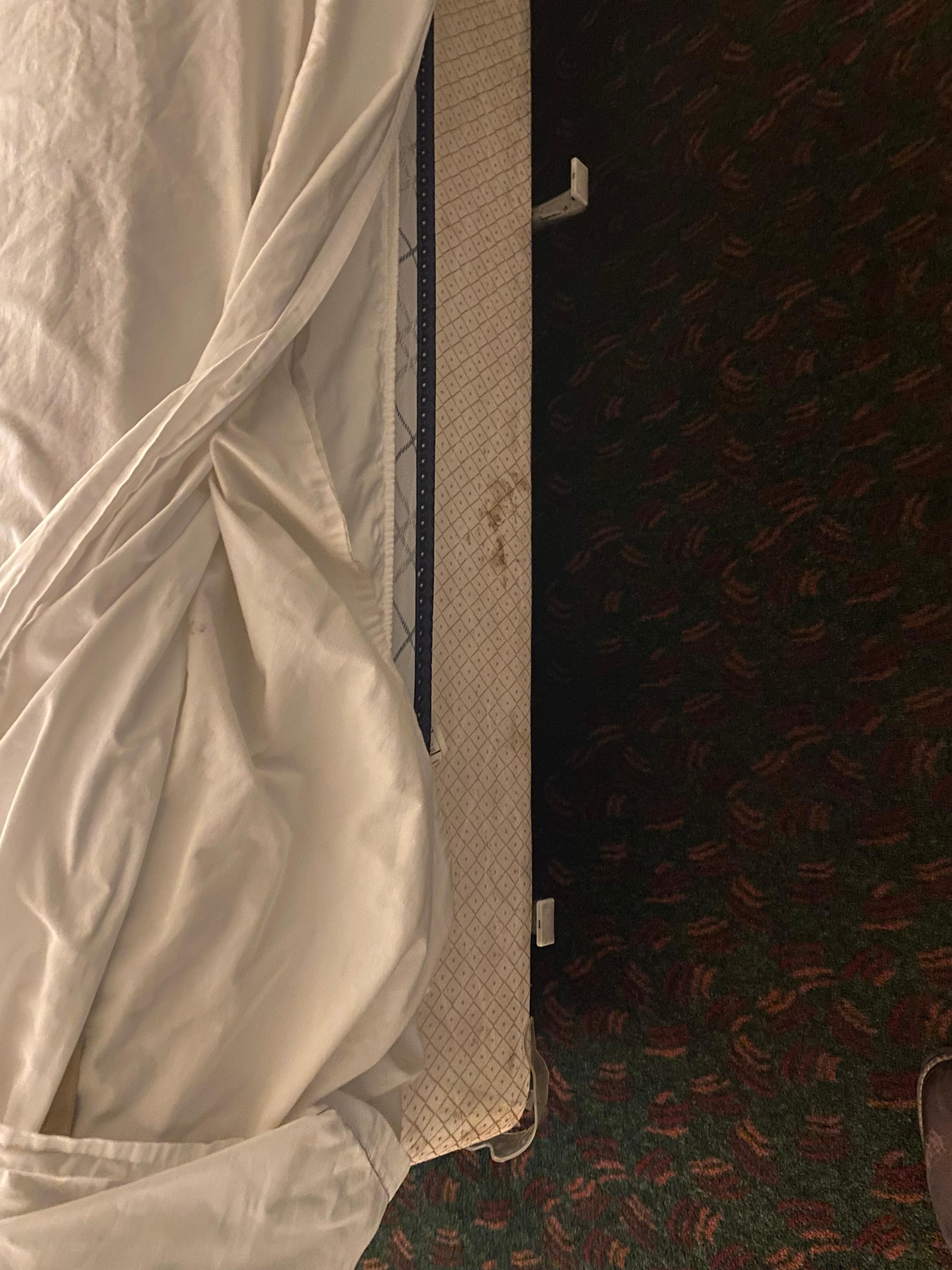 Pieces of metal to hurt yourself on sticking out of bed base