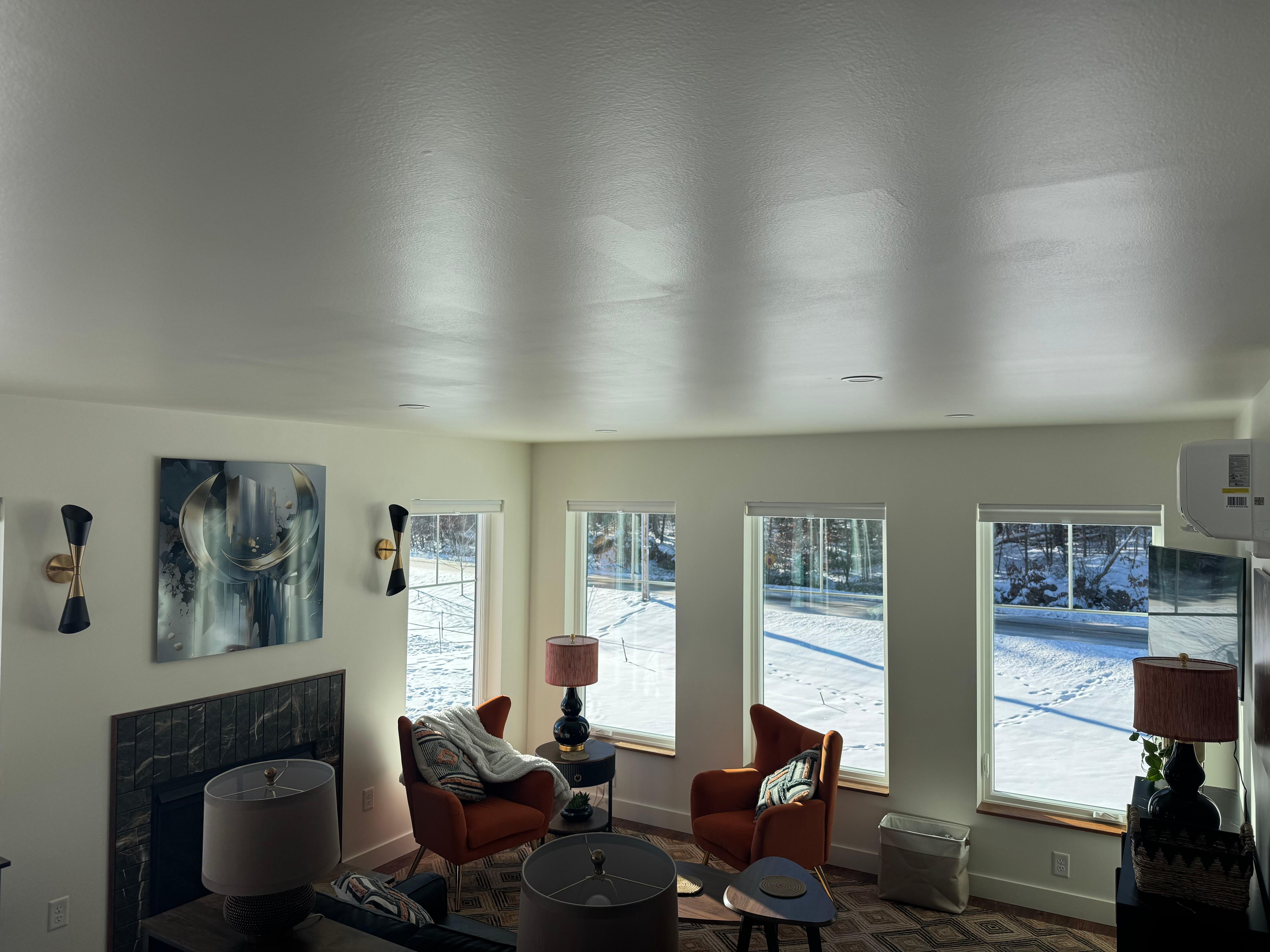 Abundant interior natural lighting