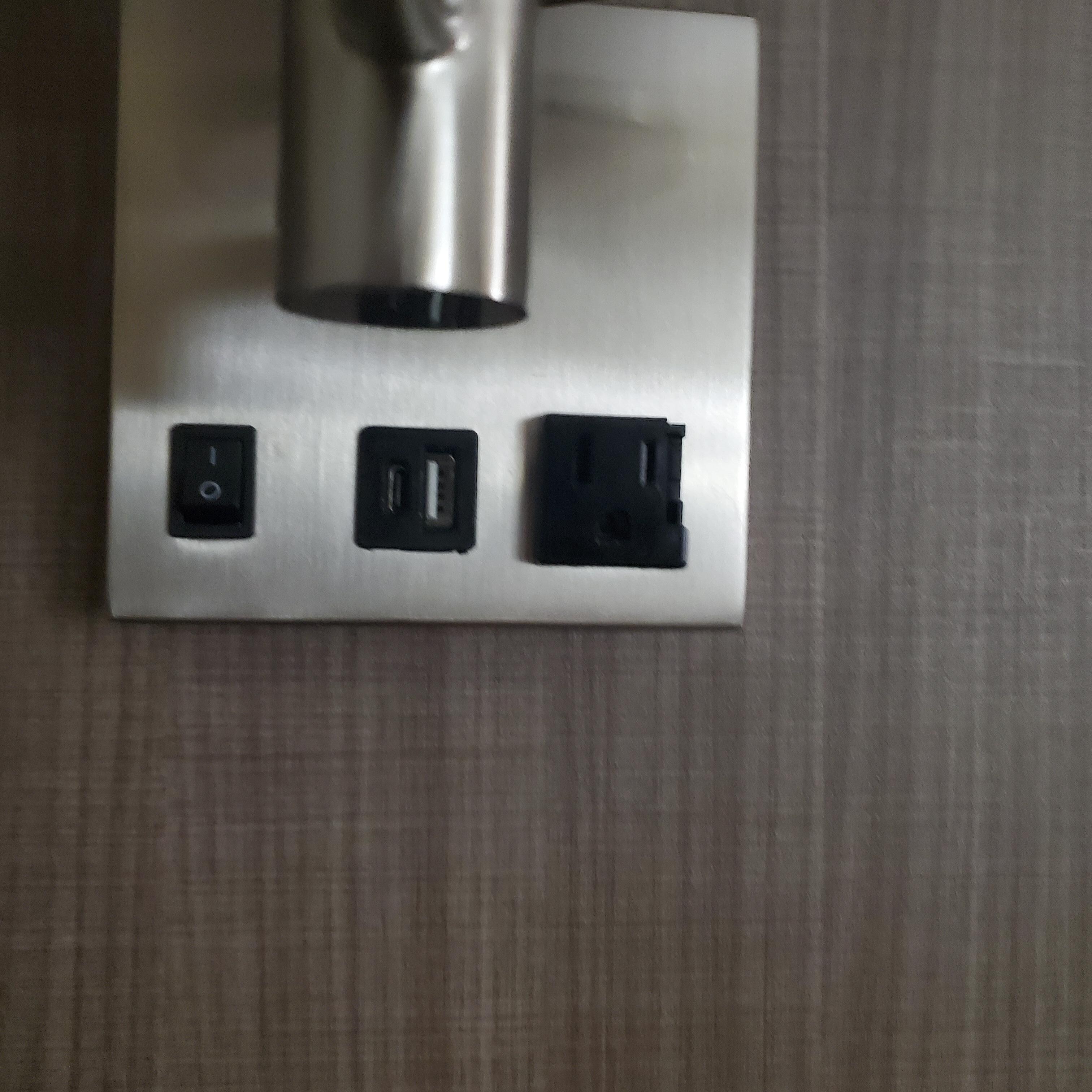 Outlets were broken 