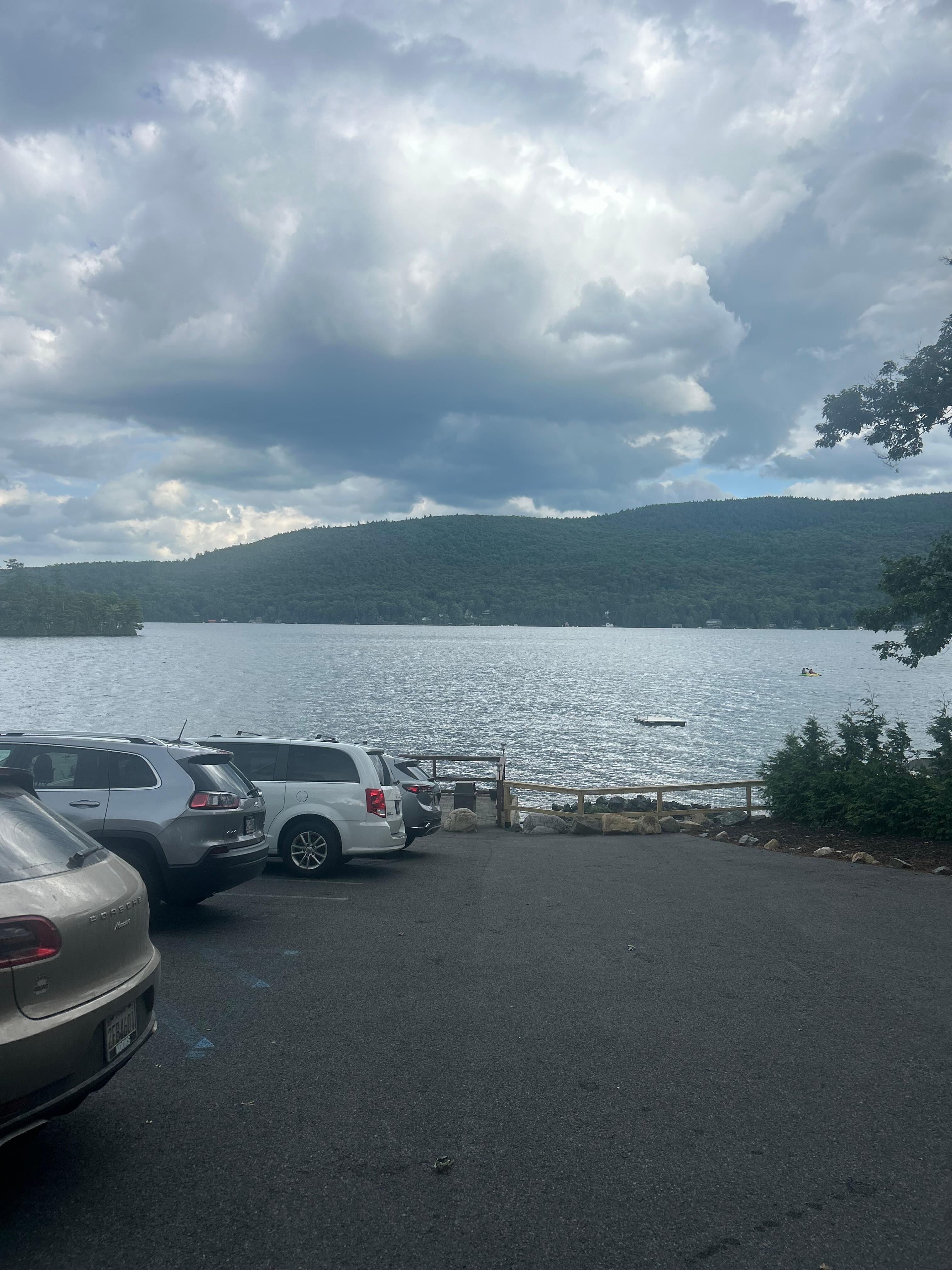 Parking lot view