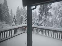 Beautiful snowy views in every direction.