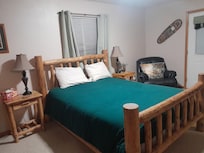 Comfortable queen bed