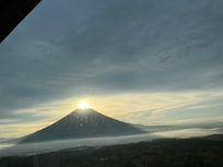 部屋からダイヤモンド羊蹄山