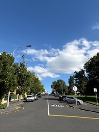 View from hotel entrance