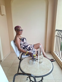 At the balcony of my room 3126