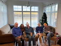 Gorgeous view and decorated for Christmas