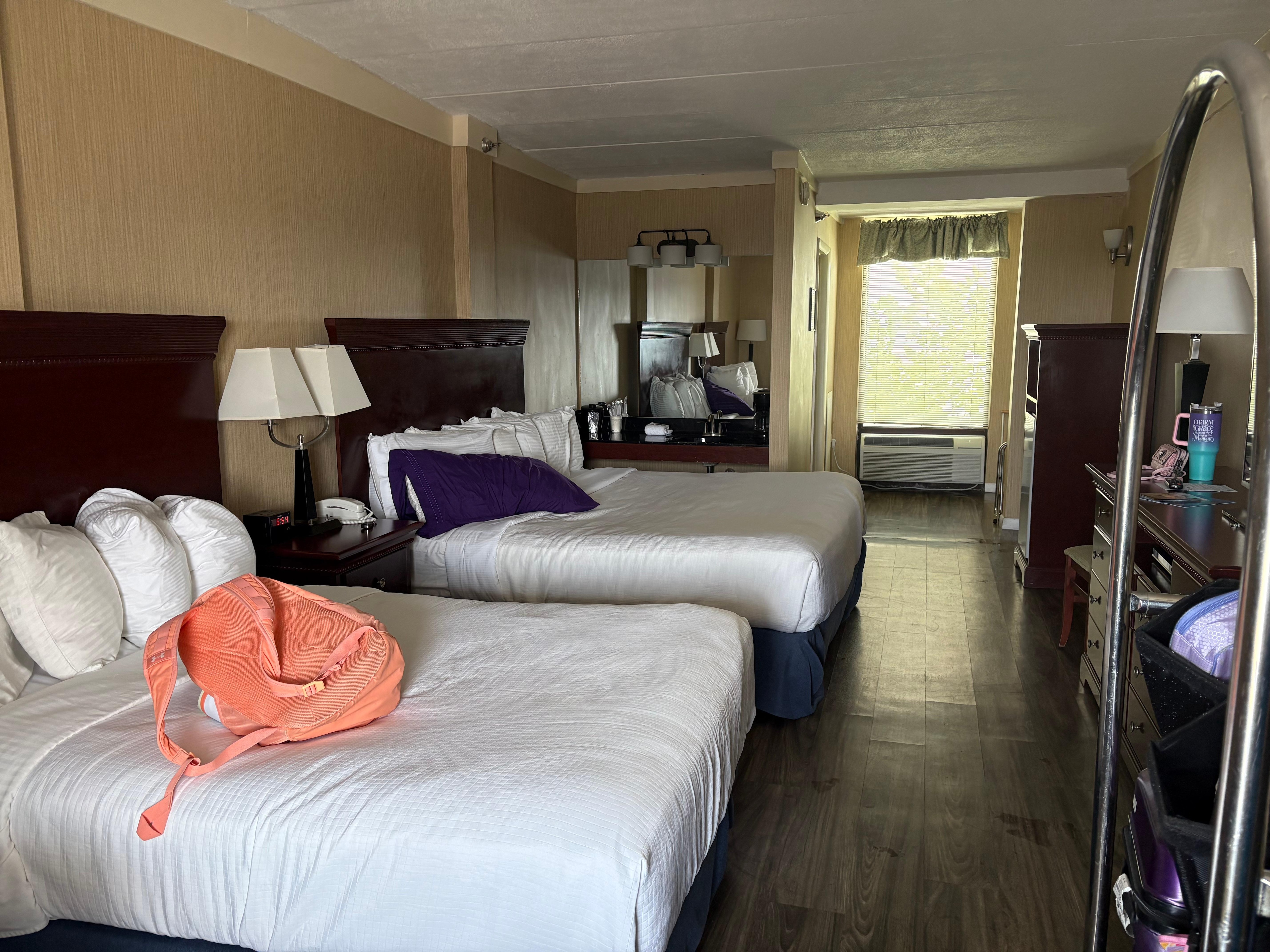 Our room on the 5th floor. 