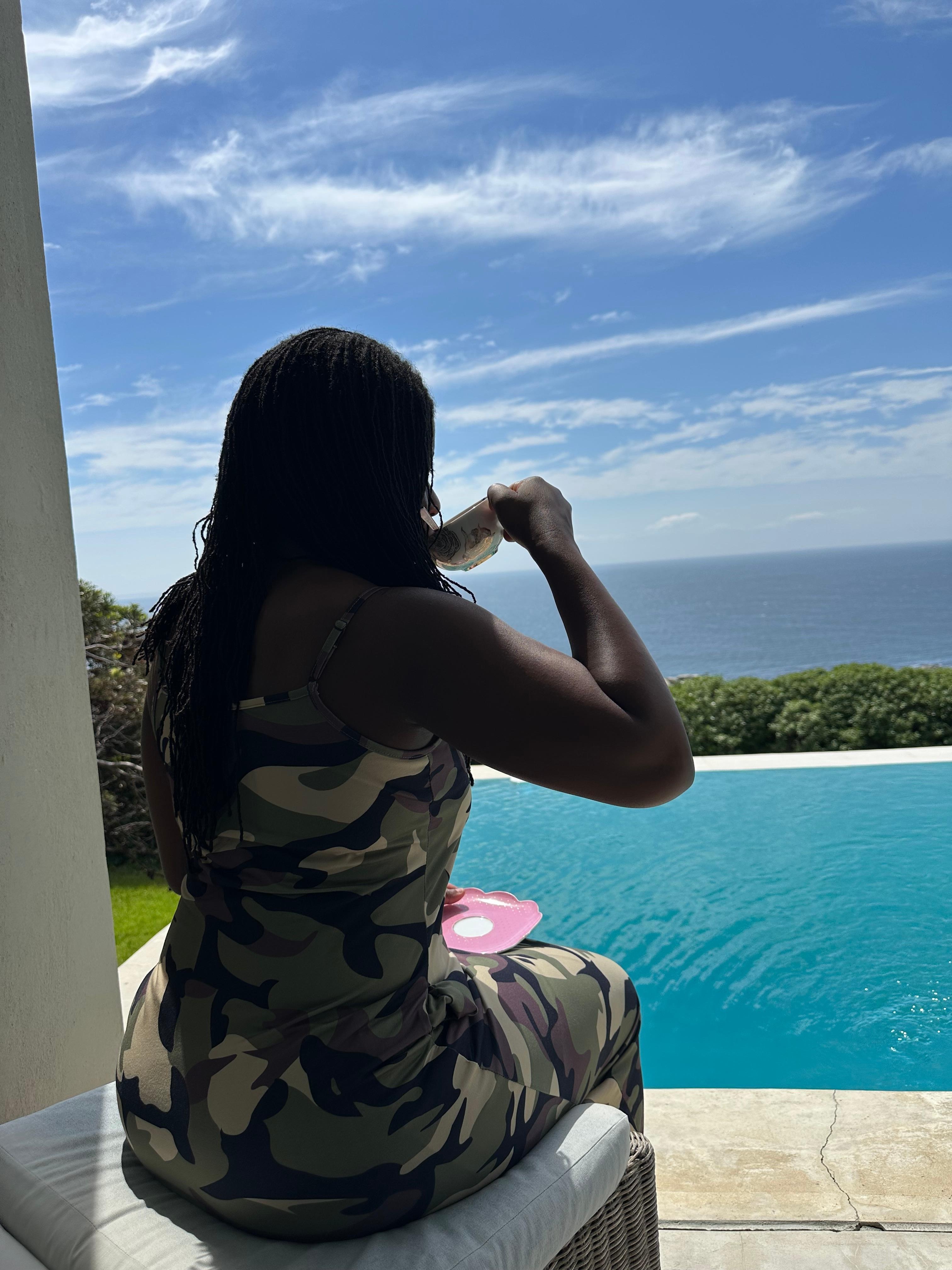 The view overlooking the ocean was nothing short of breathtaking….