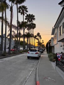 Catch the sunset as you stroll the streets of balboa island