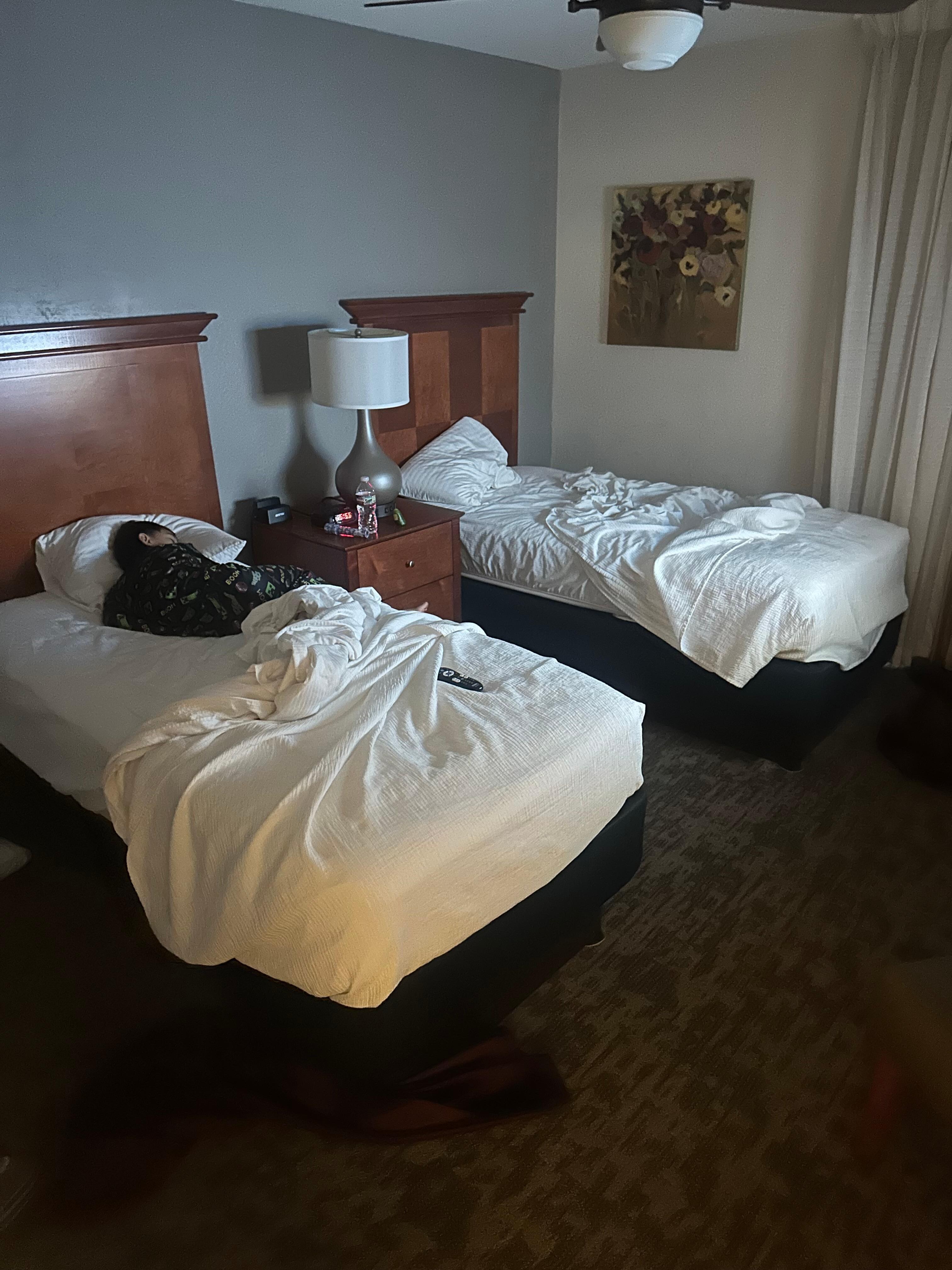 Boys had their own room 