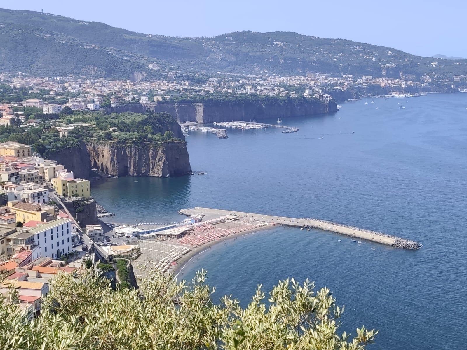 Zufahrtsstraße nach Sorrento