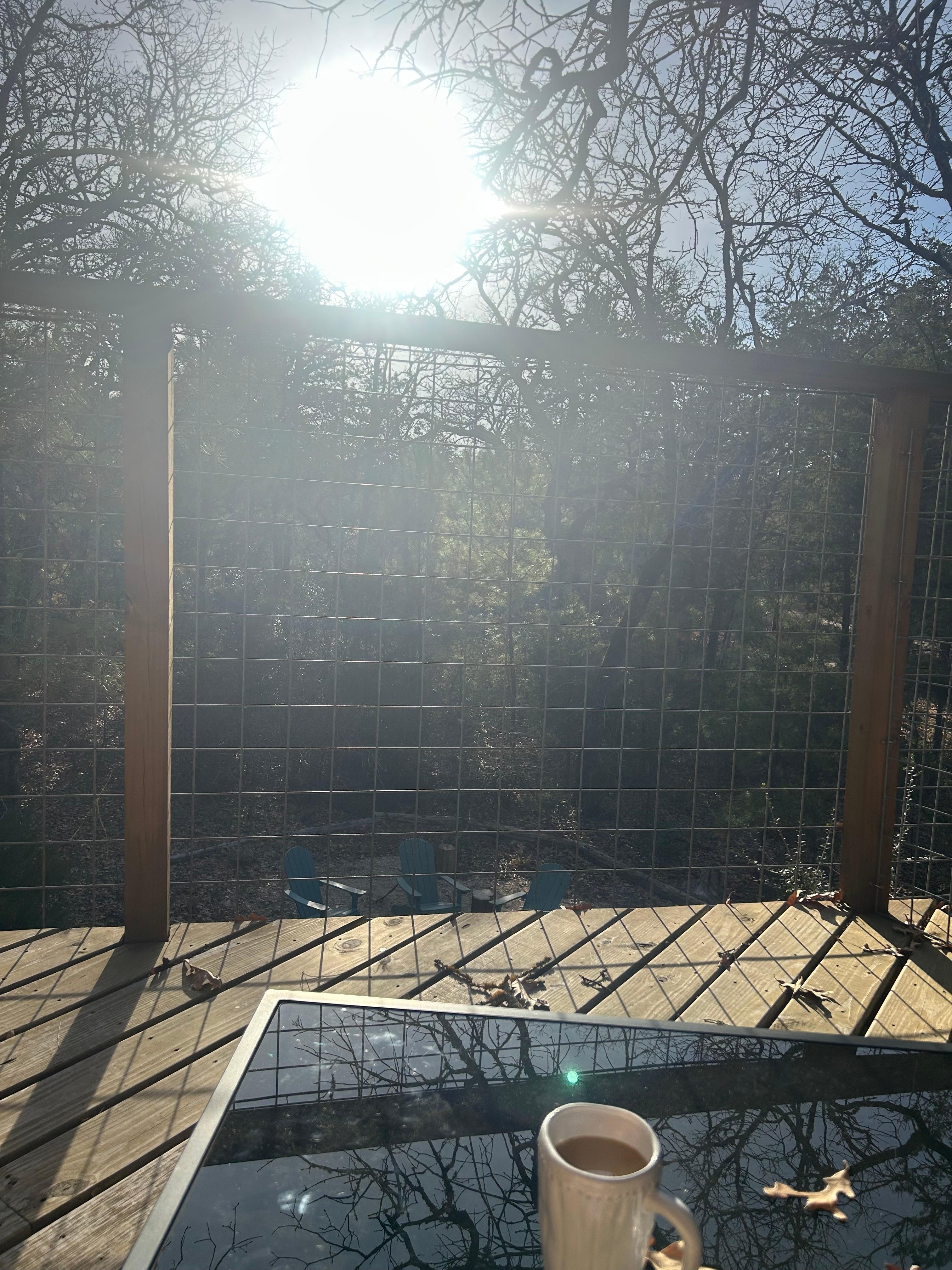 Morning coffee views