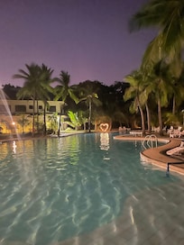 Pool side