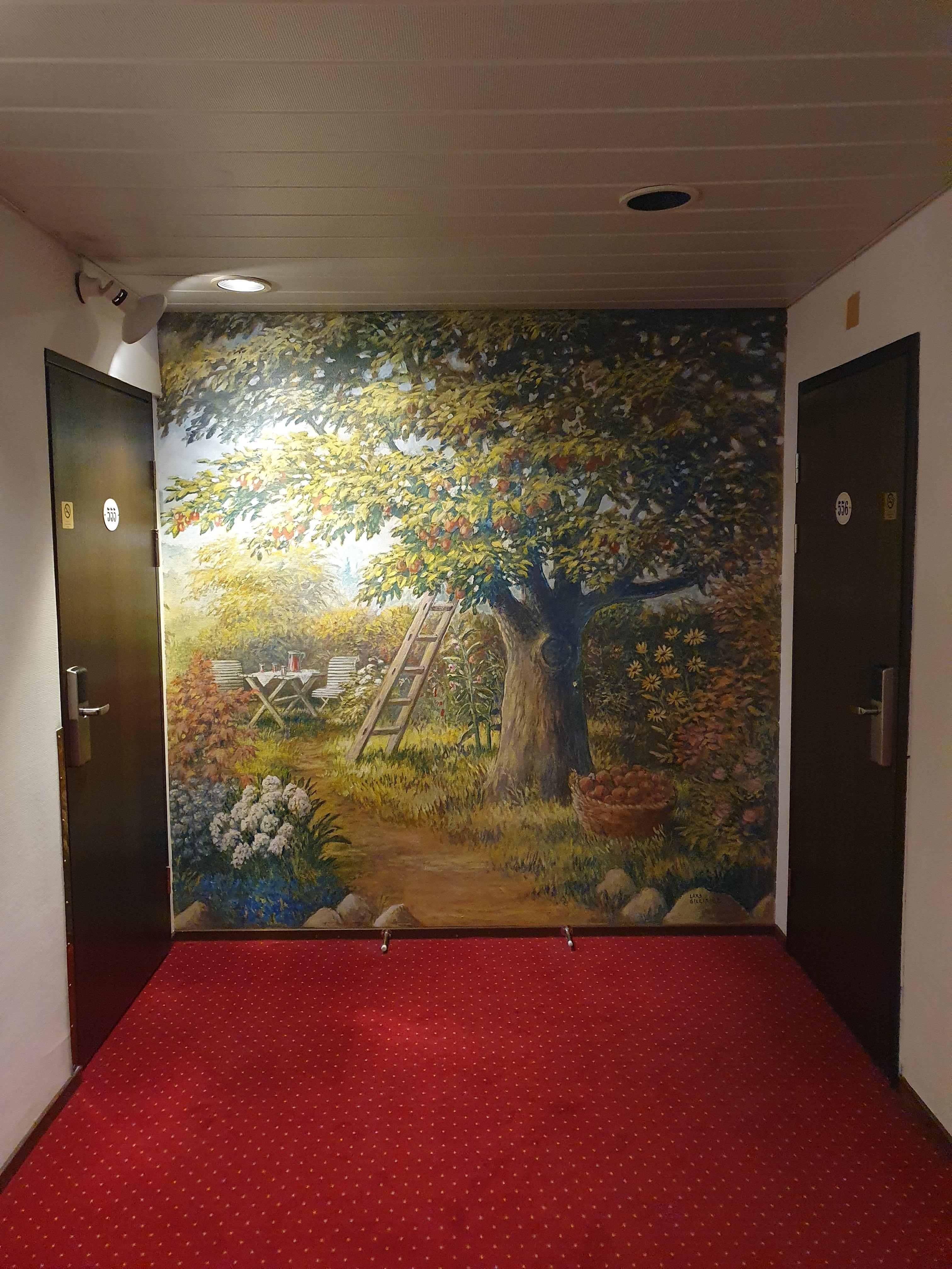 Vackra väggmålningar.