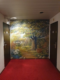 Vackra väggmålningar.