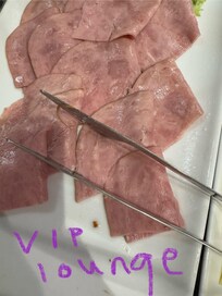 The VIP lounge meat ….