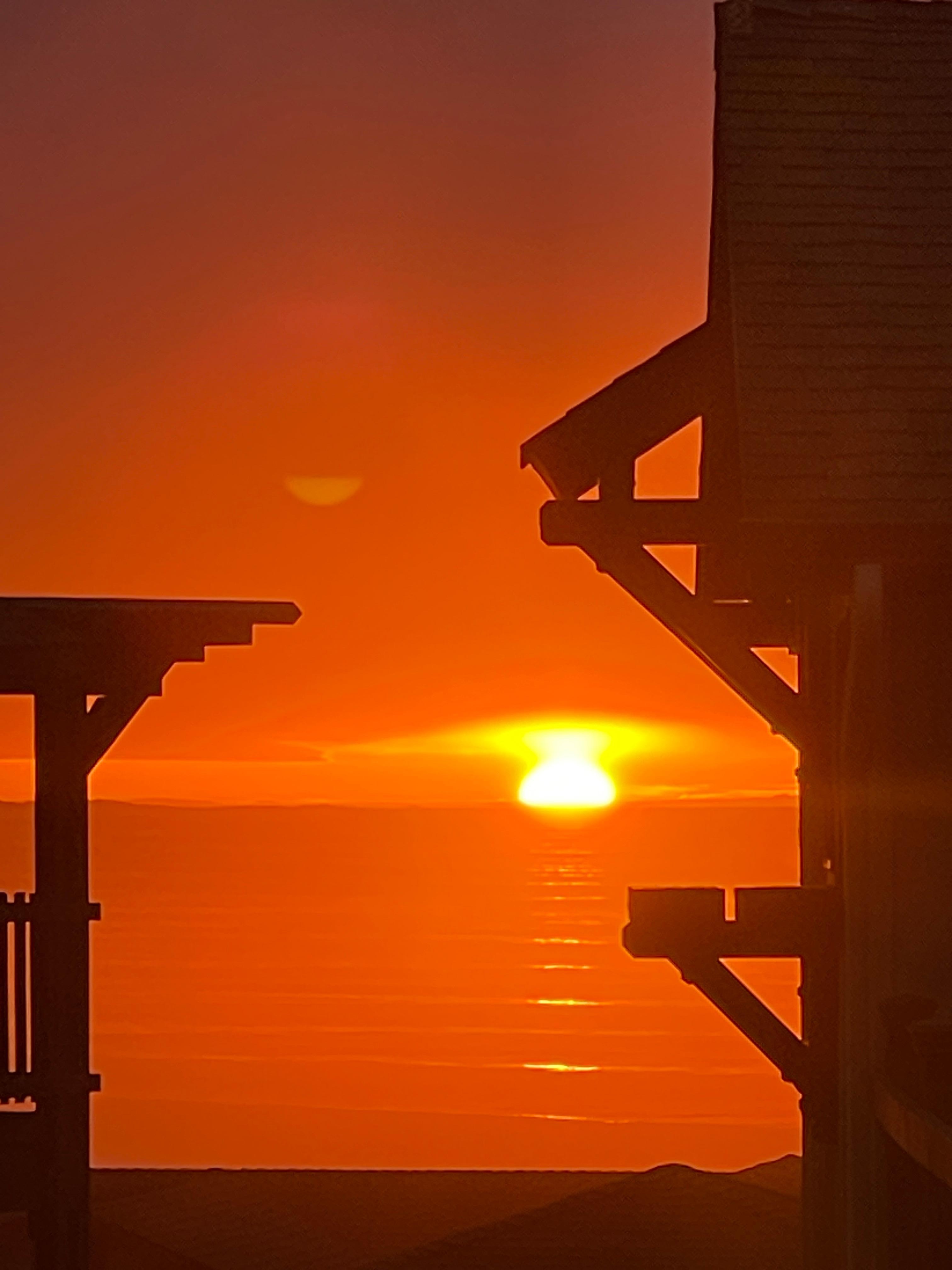 Sunset from our balcony