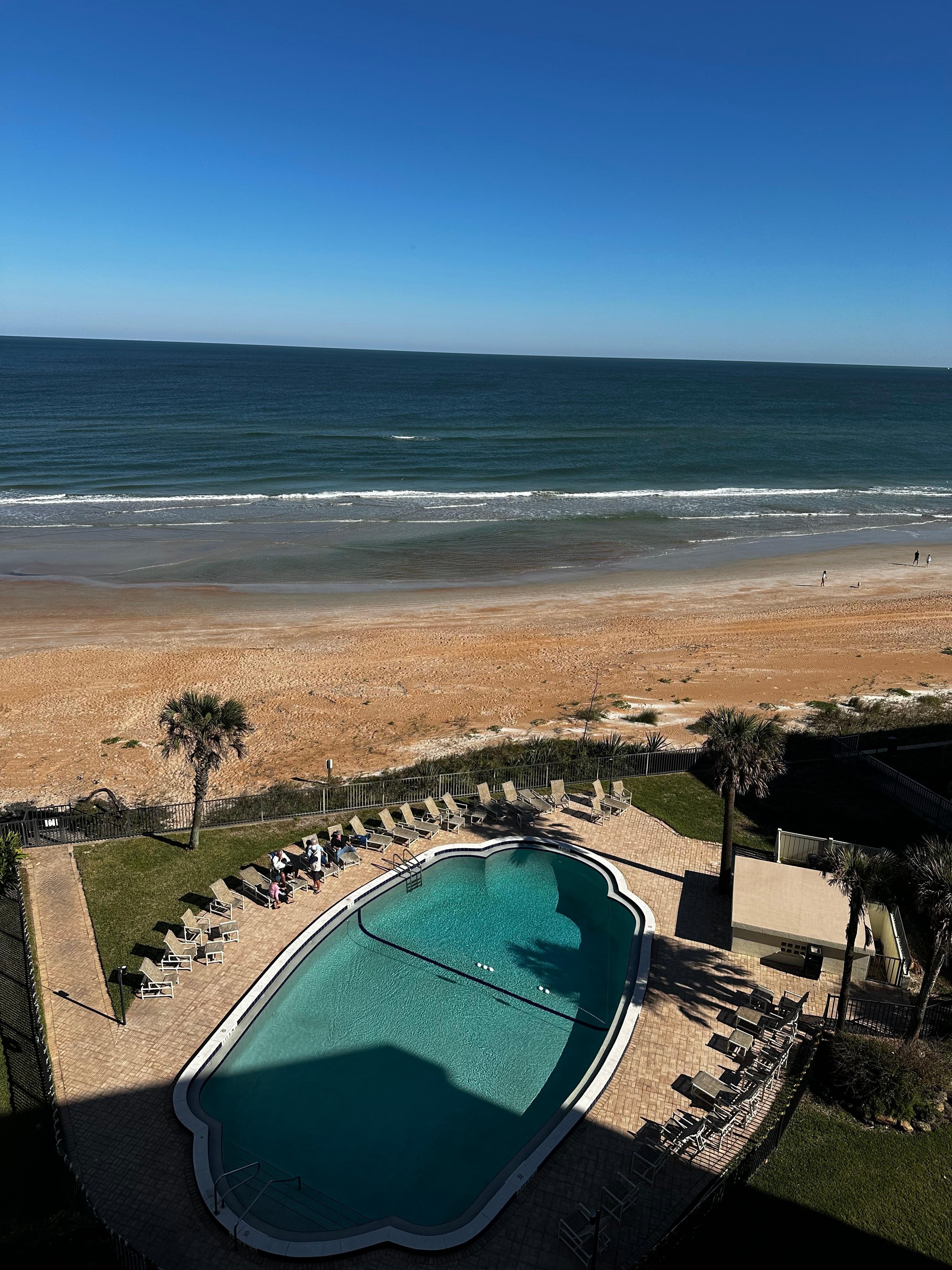 Views from the balcony.