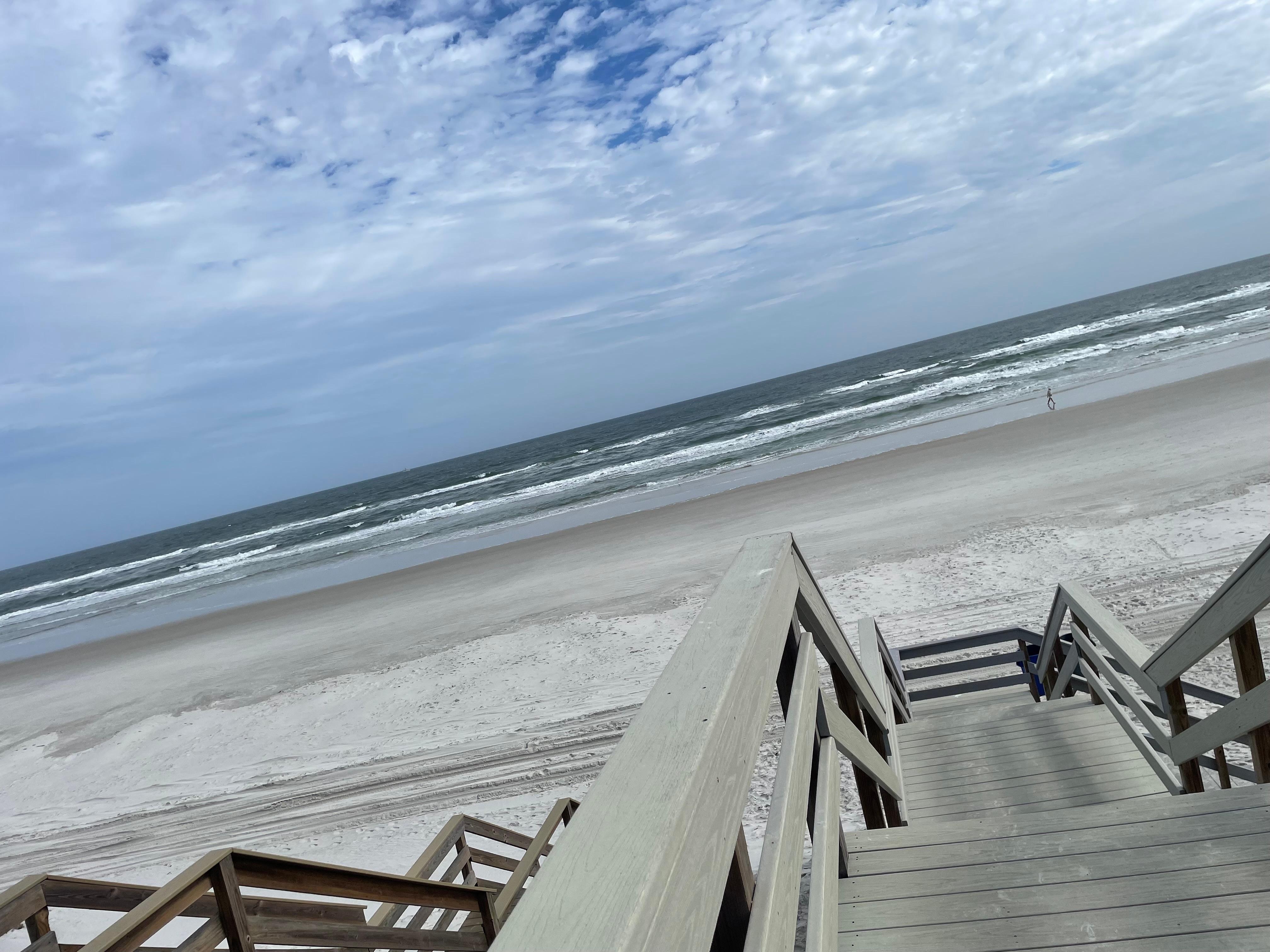 Beach access is across the street