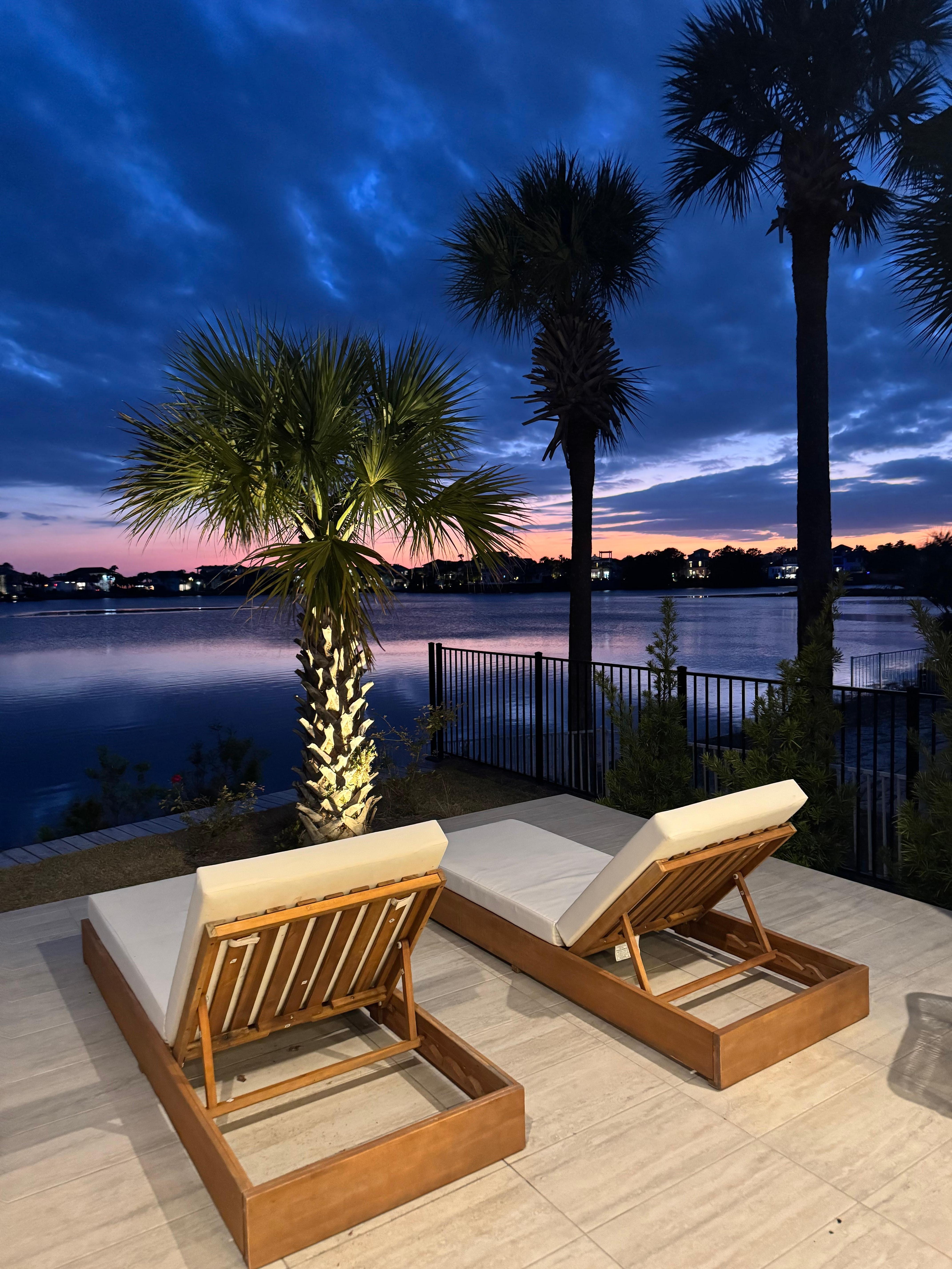 We had the best sunset views the whole weekend.