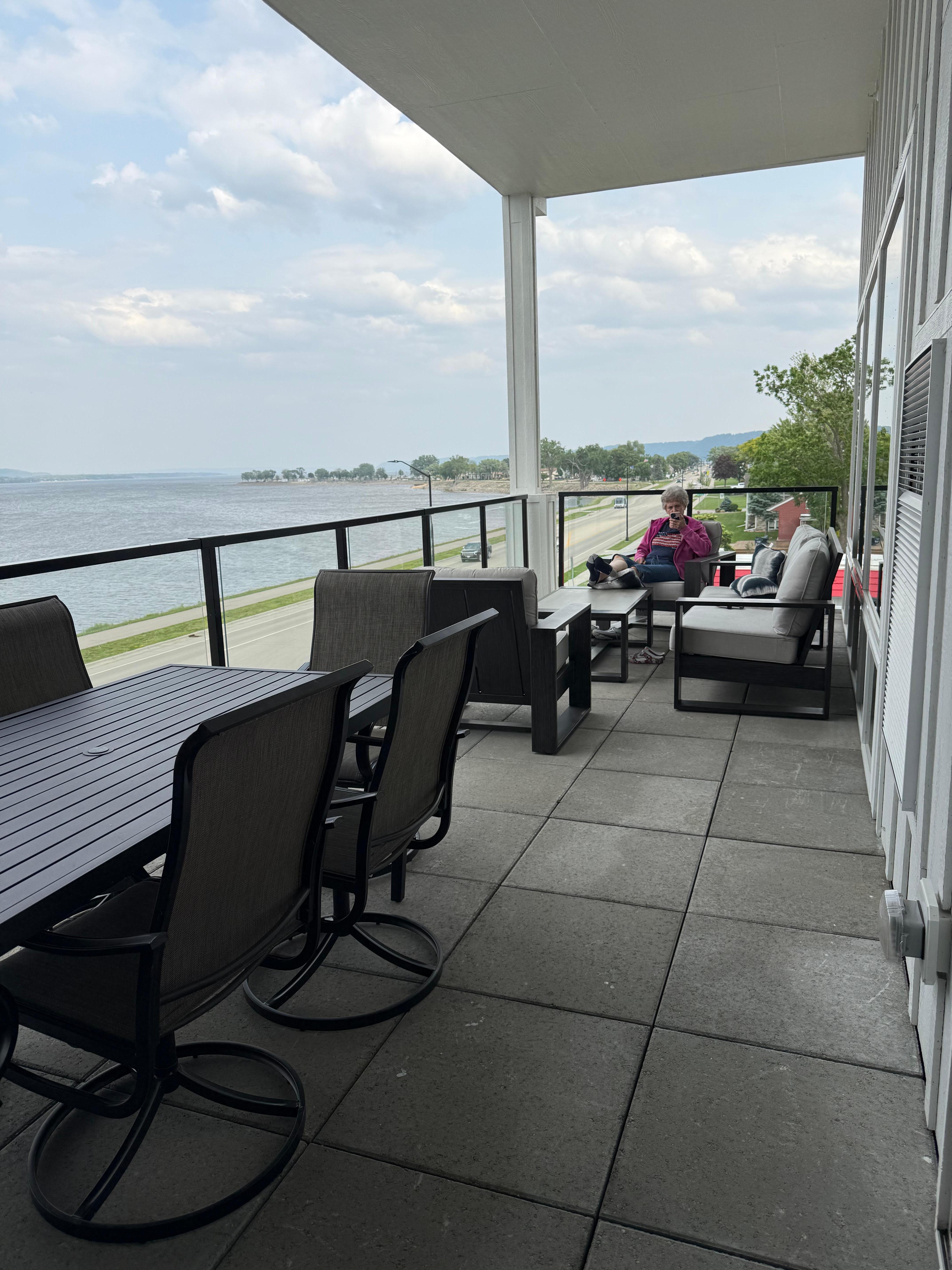 Unit balcony
