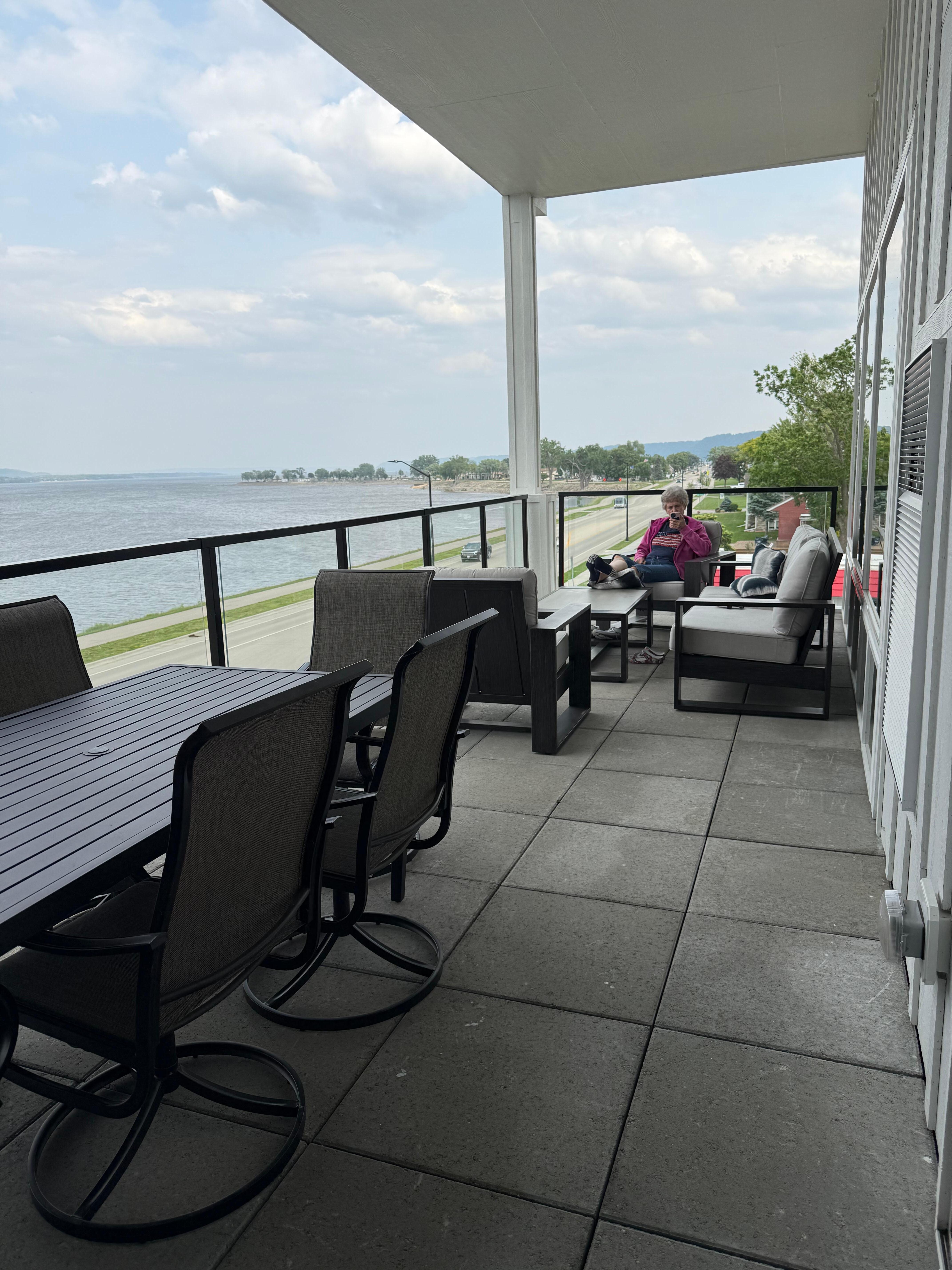 Unit balcony