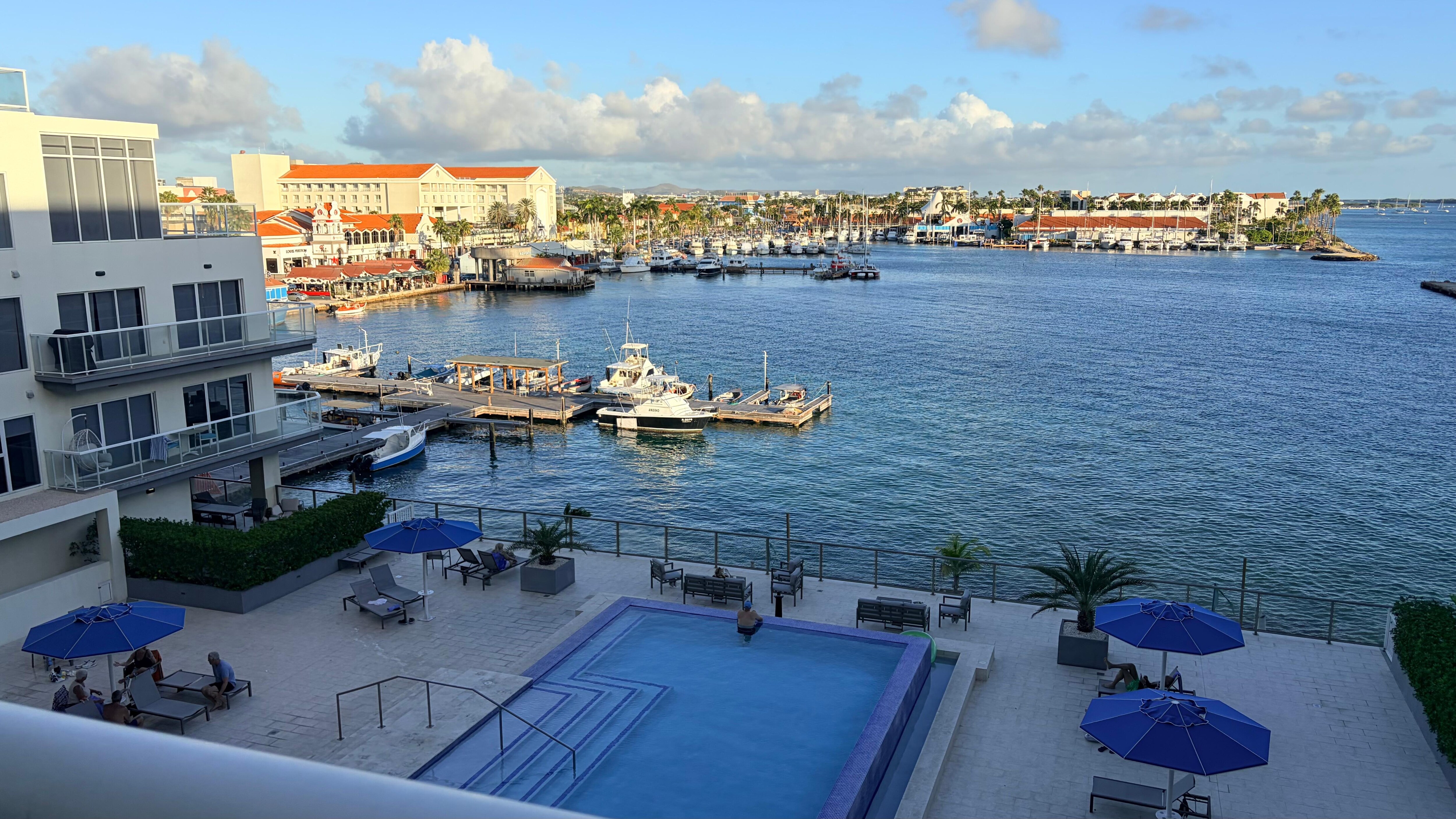 A view from the balcony!