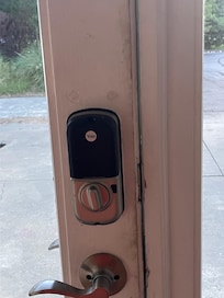 Inside front door grime