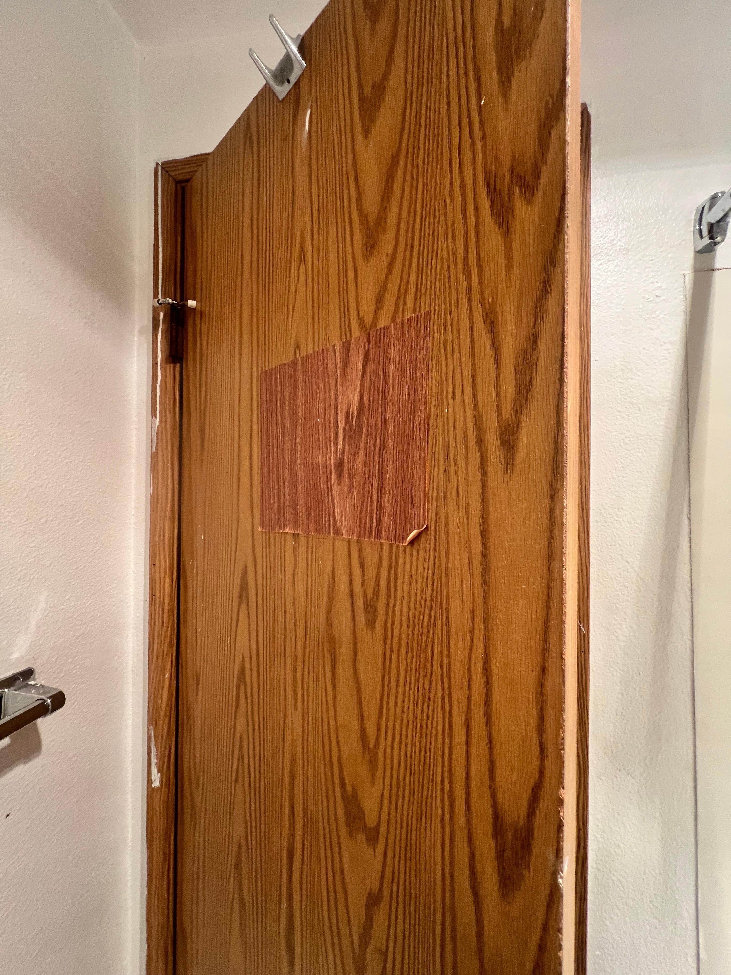Bathroom door