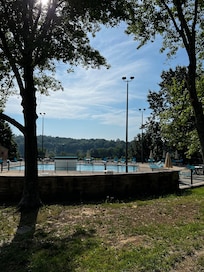 Inviting outdoor pool.