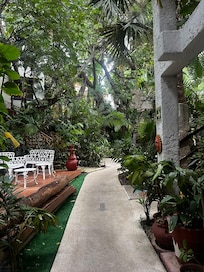 Outdoor seating area