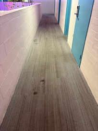 Hall outside of the rooms