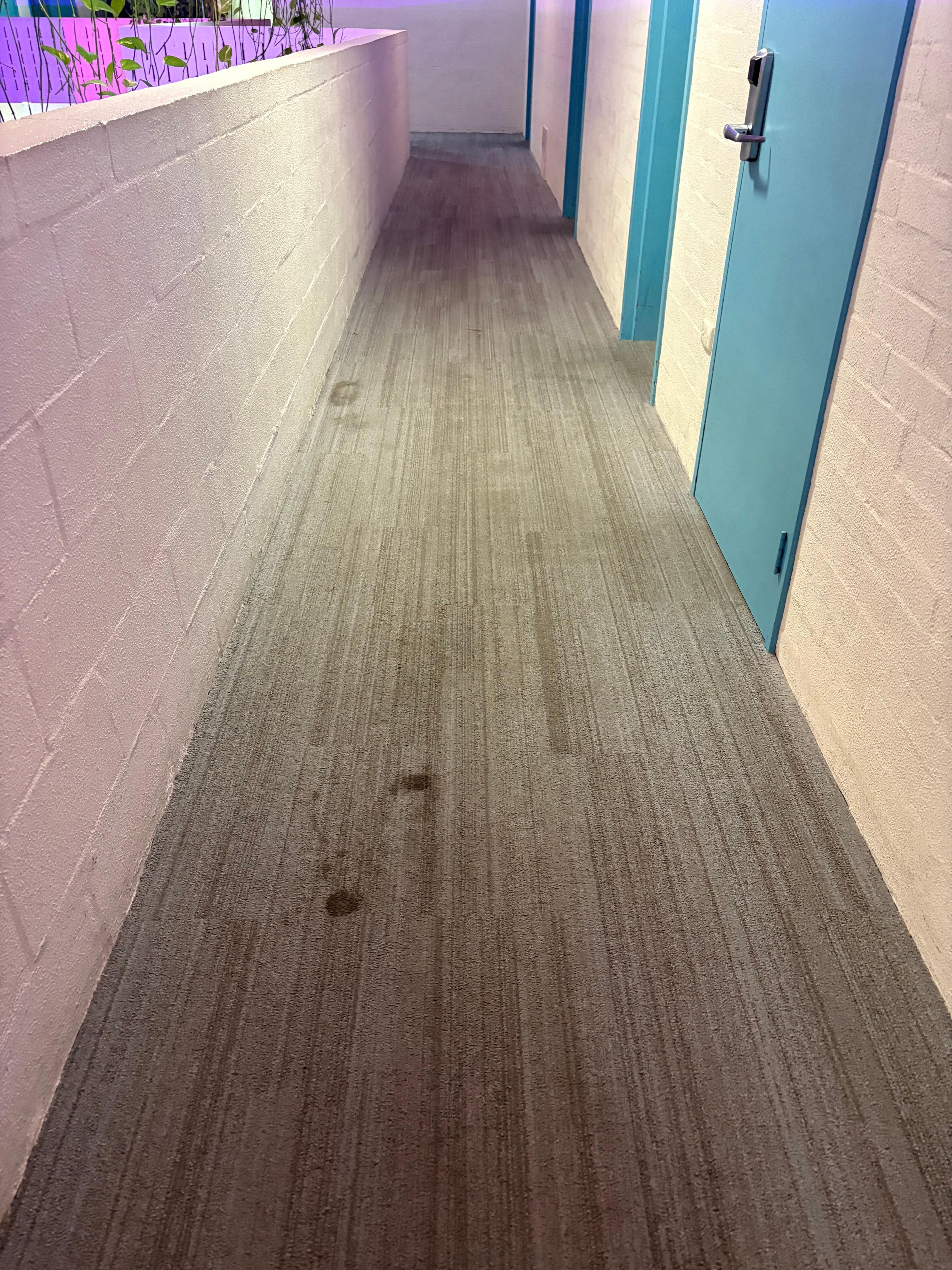 Hall outside of the rooms