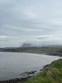 View of Benbulbin at Hot Box Sauna Rosses Point