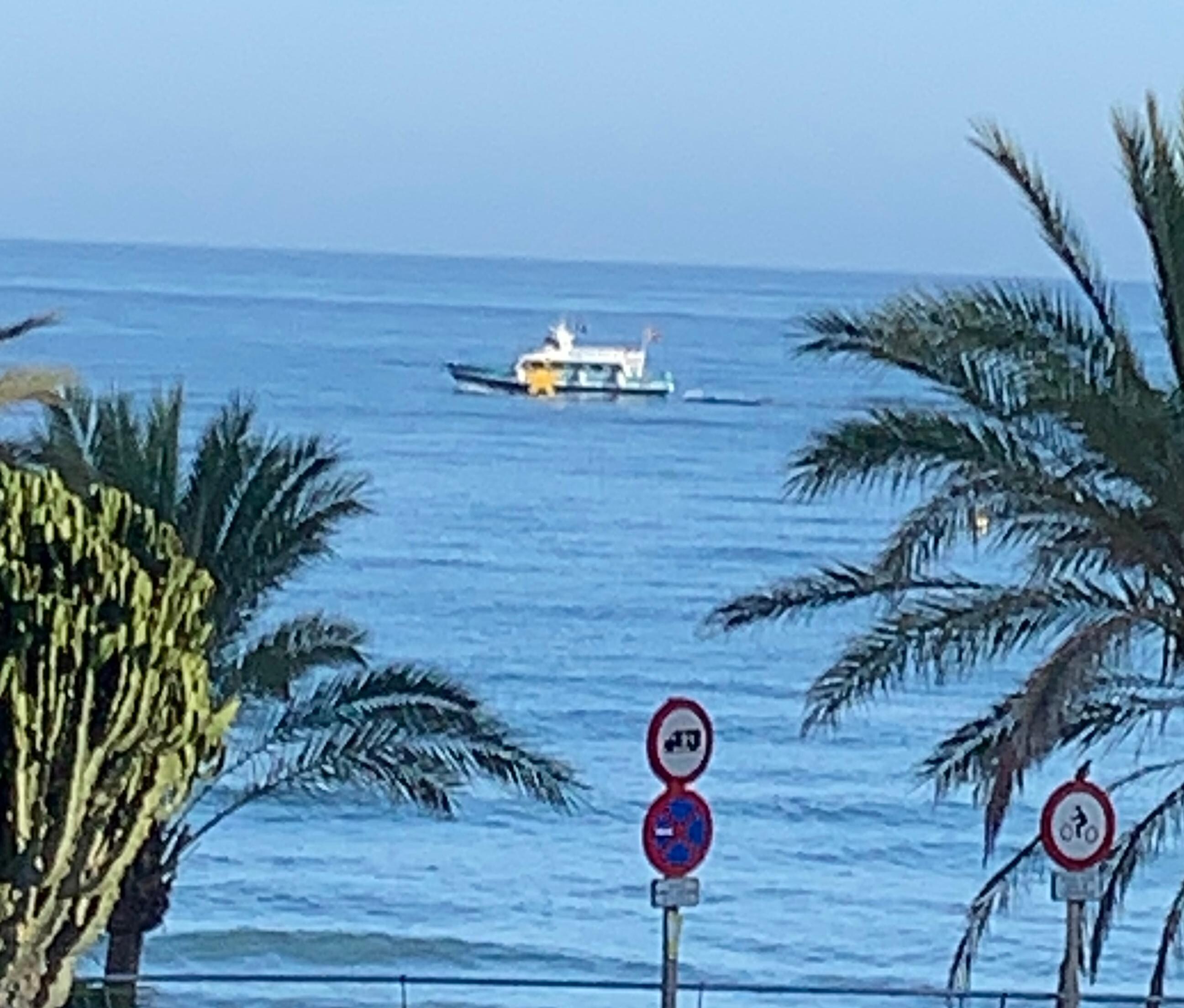 Ferry heading back from Fuengirola!  