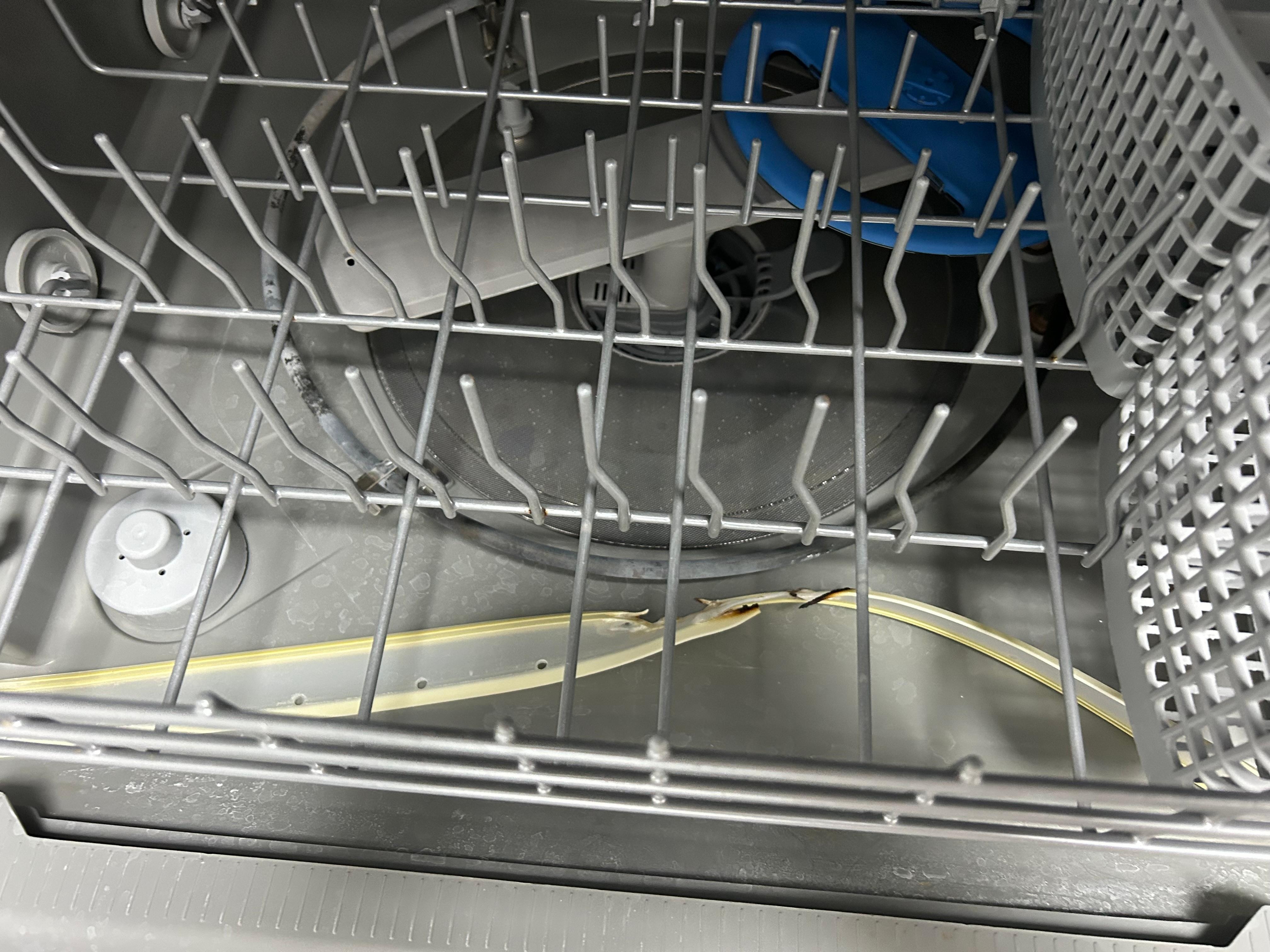 Dishwasher gasket burned and afraid to use it.  The garbage disposal didn’t work