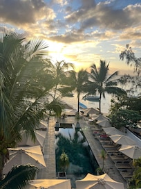 Coucher de soleil de la chambre