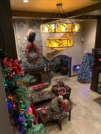 All ready for Christmas at Glacier International Lodge.