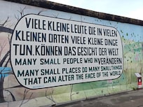 Favorite mural in the Berlin Wall