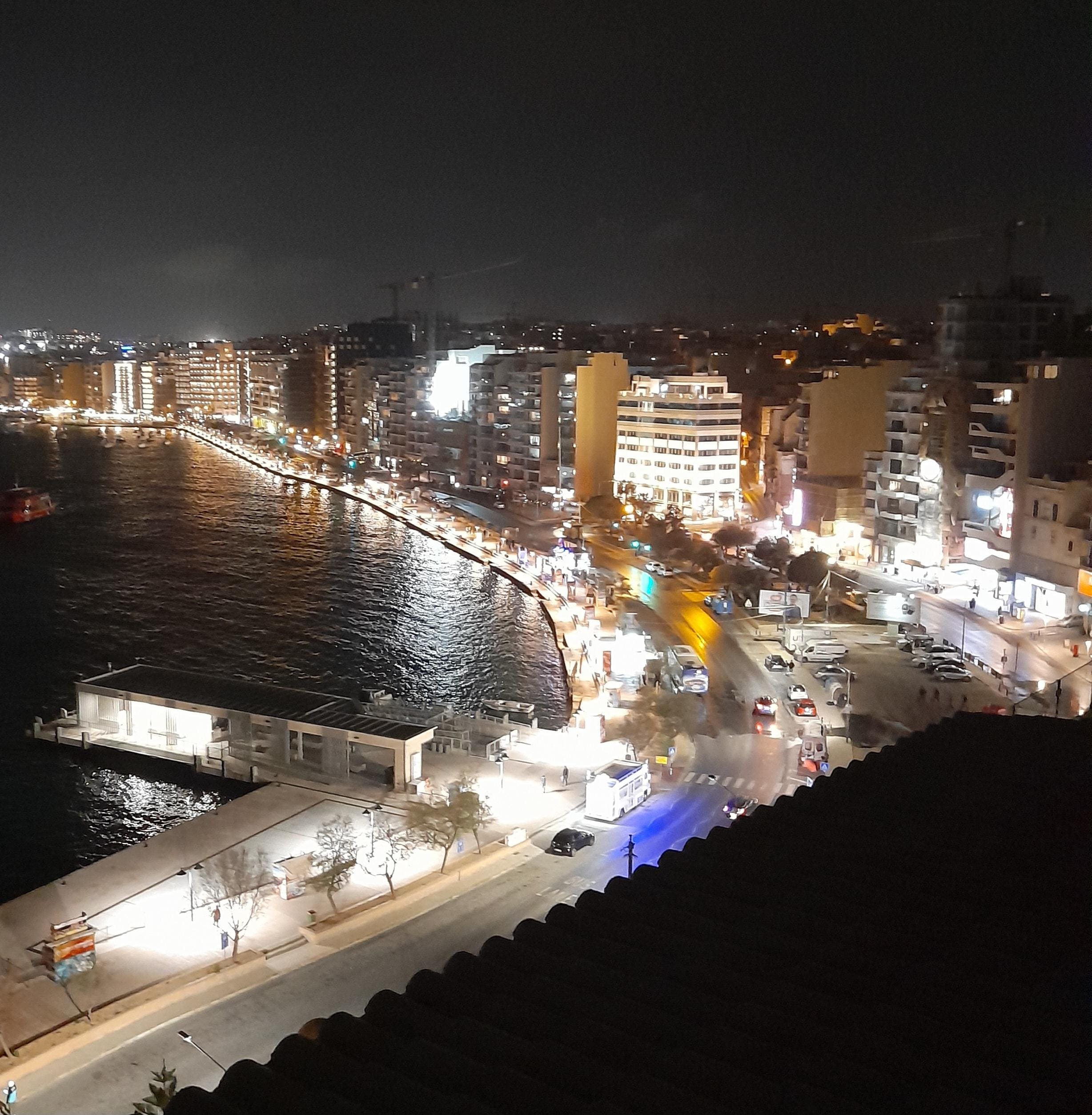 Wonderful view from the Hotel's roof top restaurant and balcony