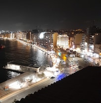 Wonderful view from the Hotel's roof top restaurant and balcony