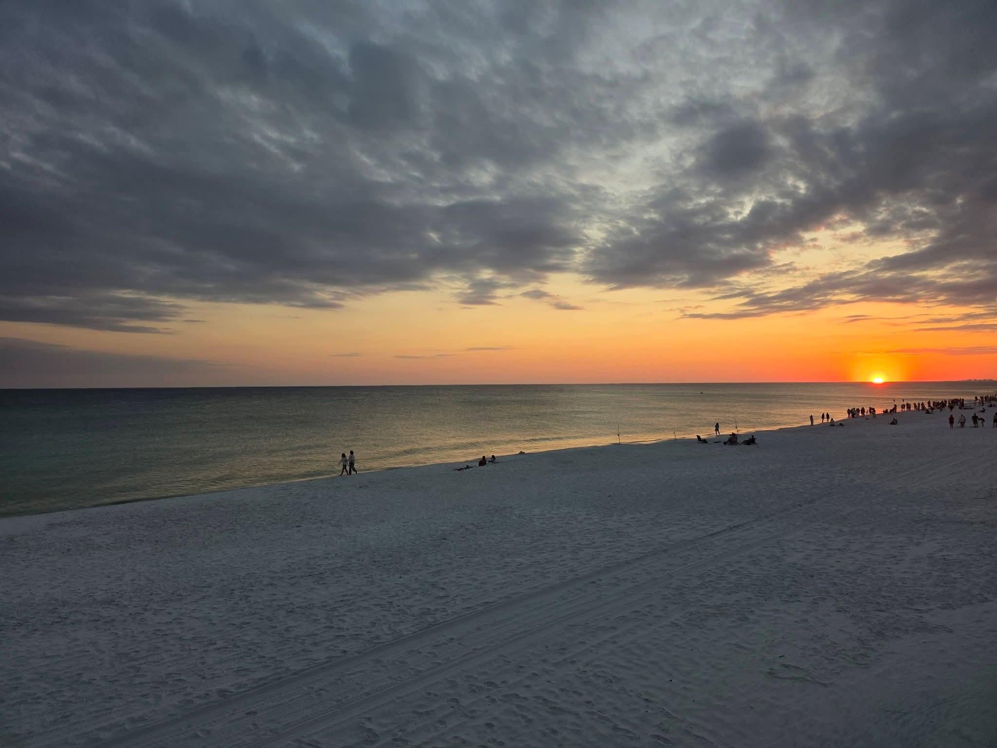 Sunset from the porch