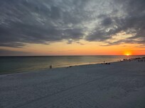 Sunset from the porch