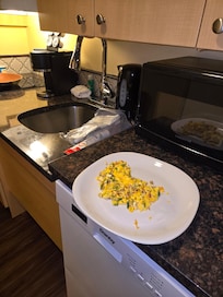 Bought some food and cooked a good meal.